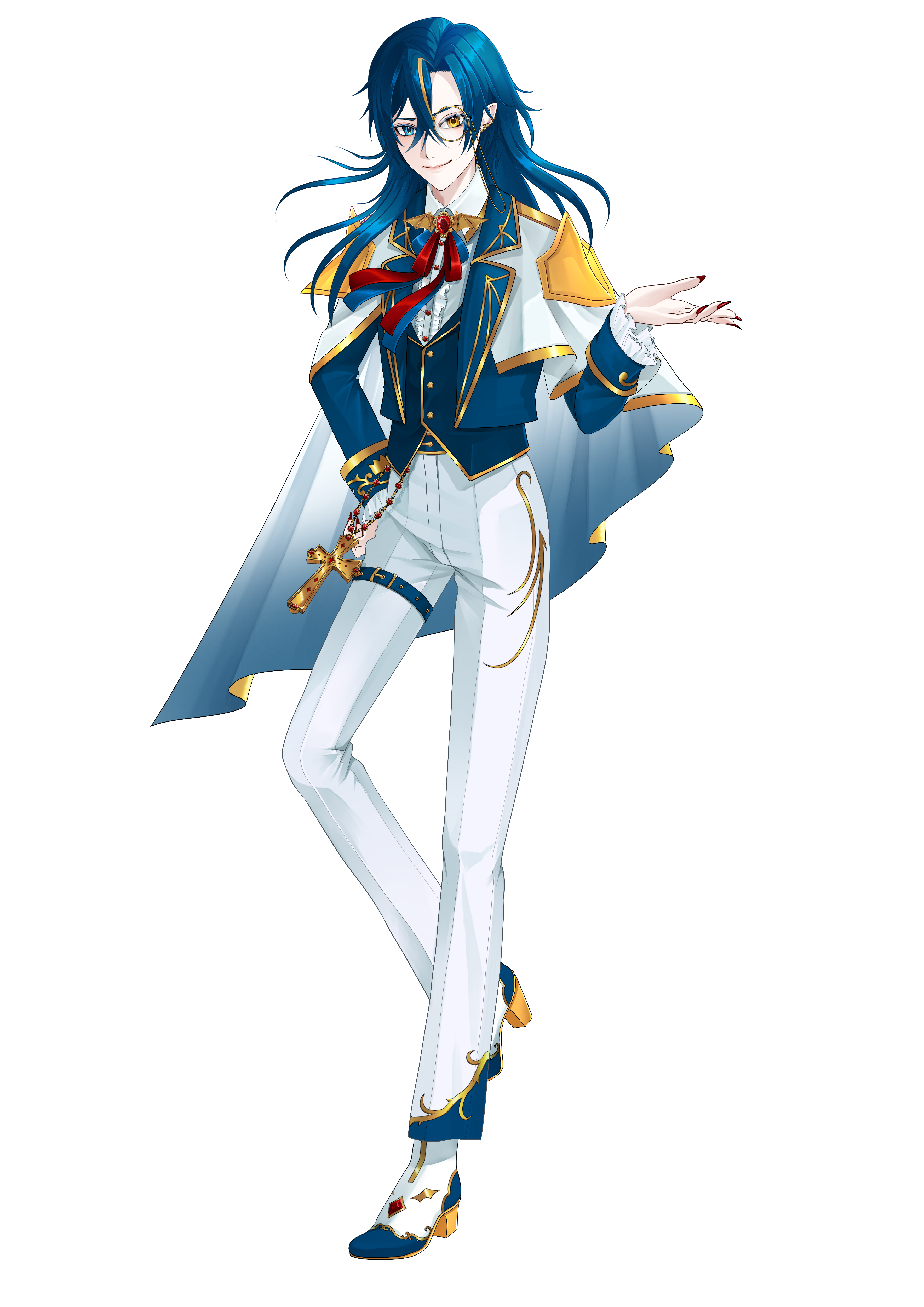 司ヨル ヒーローポーズ立ち絵
